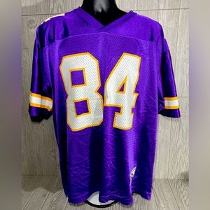 Vintage Randy Moss #84 Jersey Minnesota Vikings Starter NFL Football Size 48 L